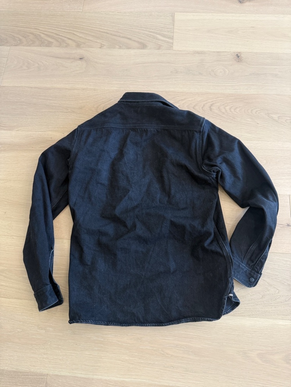 Gustin Black Button-Front Shirt Jacket - Picture 7 of 10